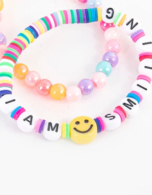 Set de pulseras smiling