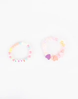 Set de pulseras love