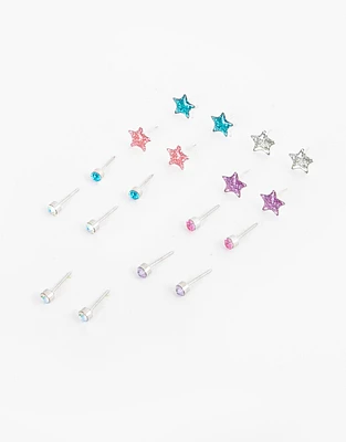 Set de aretes infantiles estrella