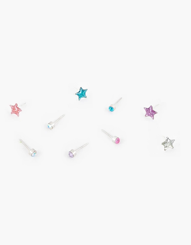 Set de aretes infantiles estrella