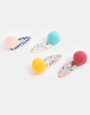 Broches infantiles con pompones