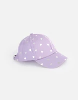 Cap infantil estampada con corazones