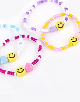 Set de pulseras infantiles carita