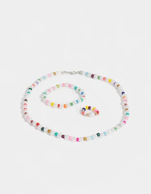 Set infantil de anillo, pulsera y collar