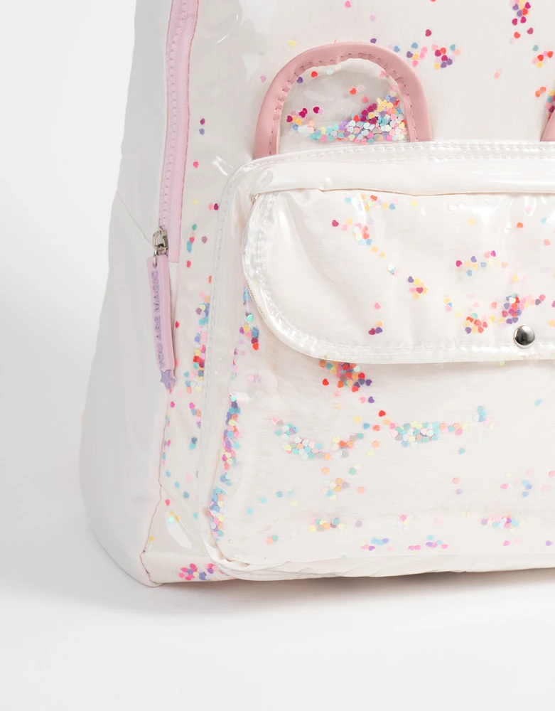 Mochila infantil con confetti