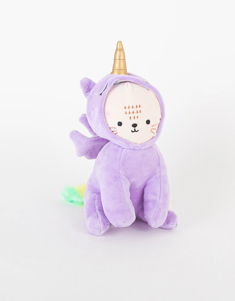 Peluche infantil gatito unicornio