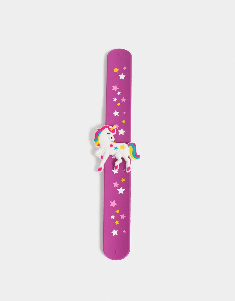 Pulsera slap unicornio