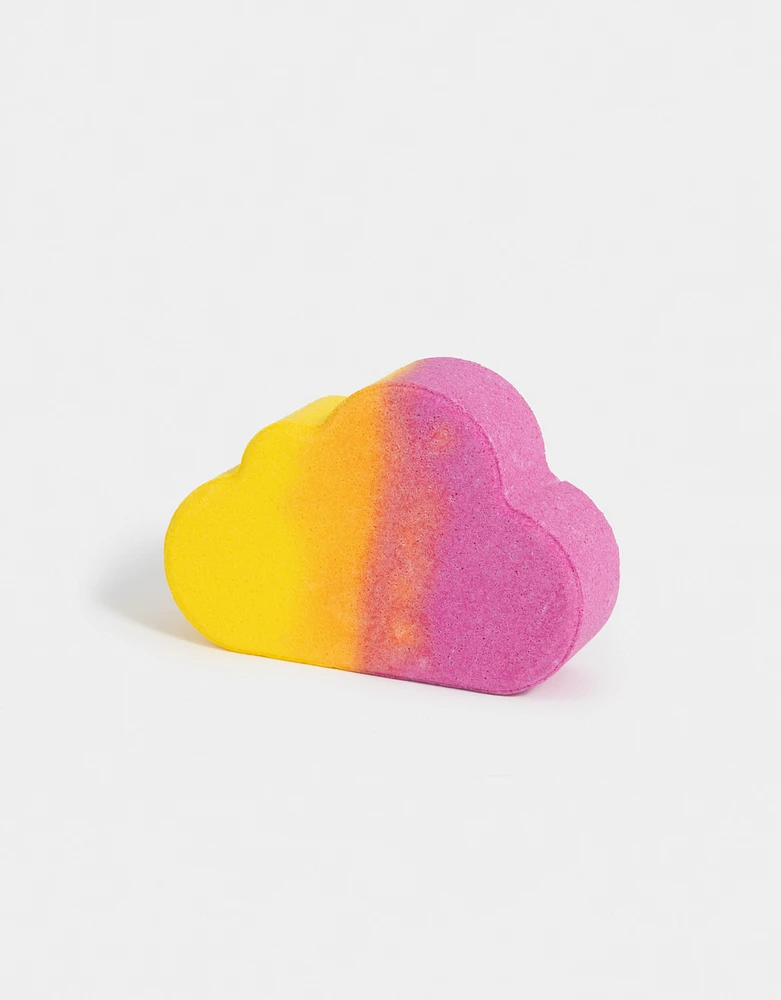 Bath bomb arcoíris fragancia cotton candy