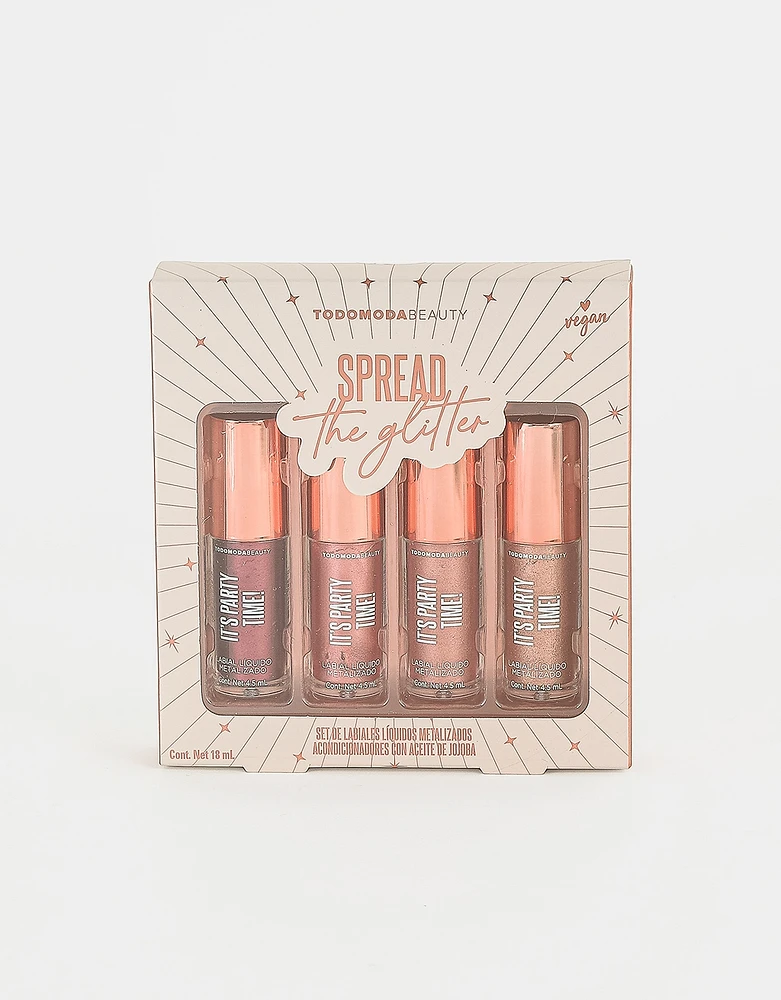 Set de labiales líquidos "everyday i m sparkling"