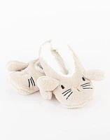 Pantuflas infantiles de conejito