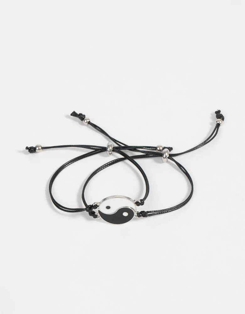 Set de pulseras yin yang