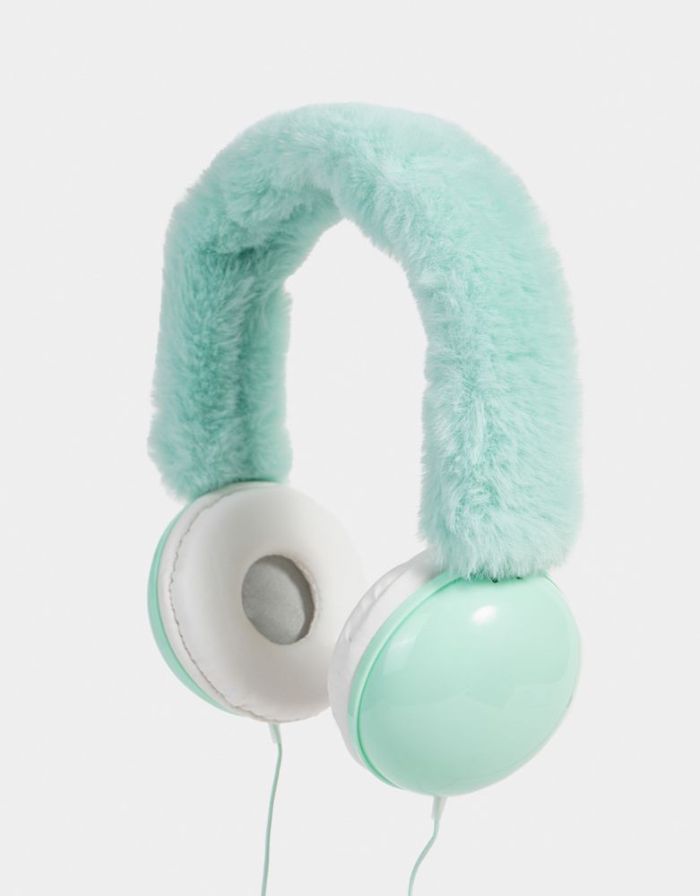 Auriculares con peluche