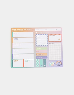 Planner semanal con stickers 2023