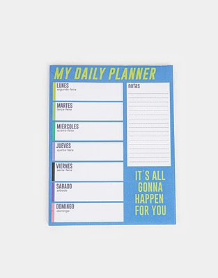 Planner semanal "it´s all gonna happen for you"