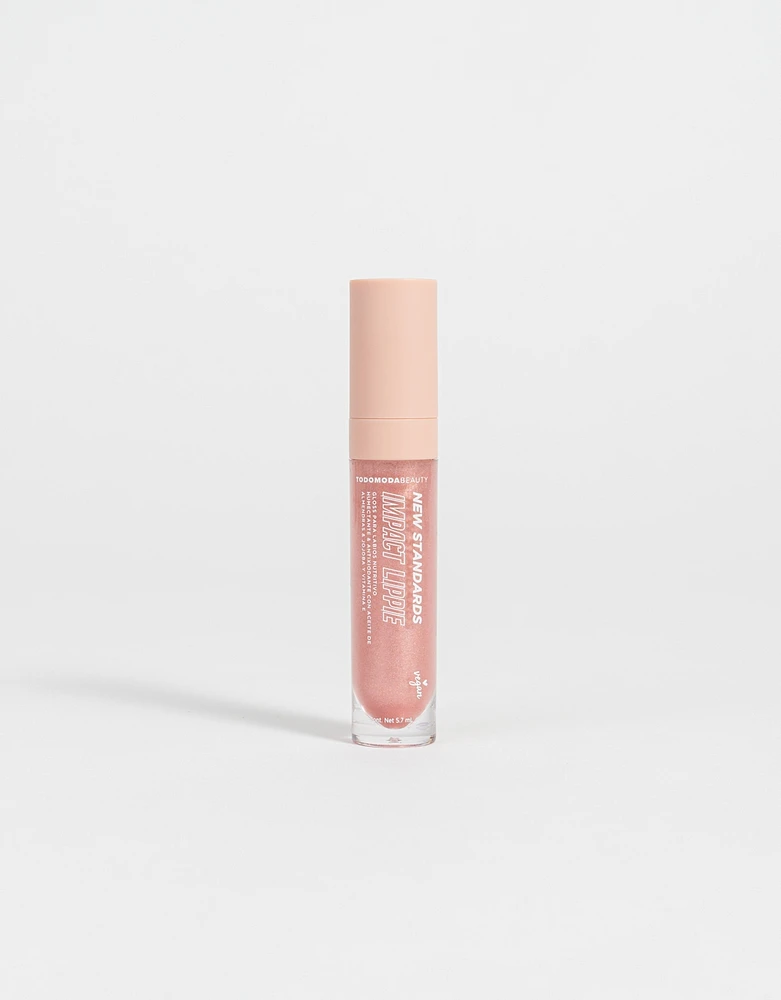 Gloss para labios "new standards"
 energetic coral