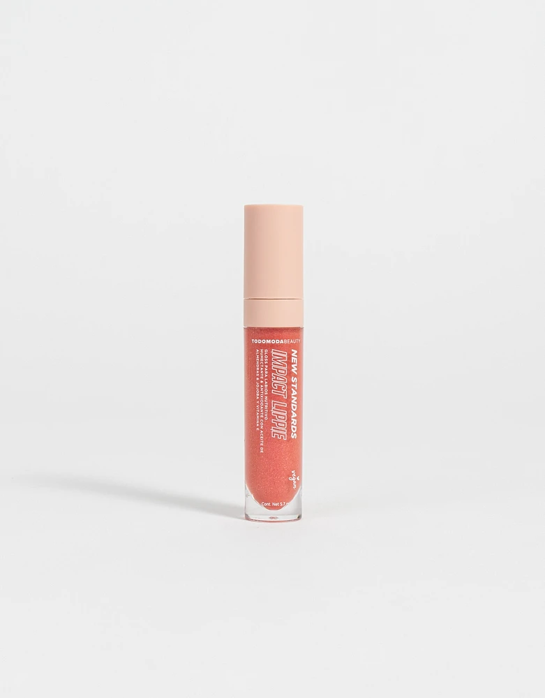 Gloss para labios "new standards"
 magnetic peach