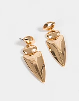 Aretes colgantes triangulares