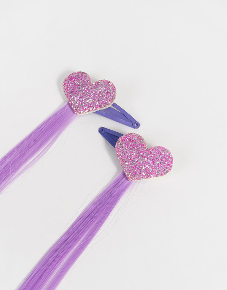 Broches infantiles con extensión de cabello