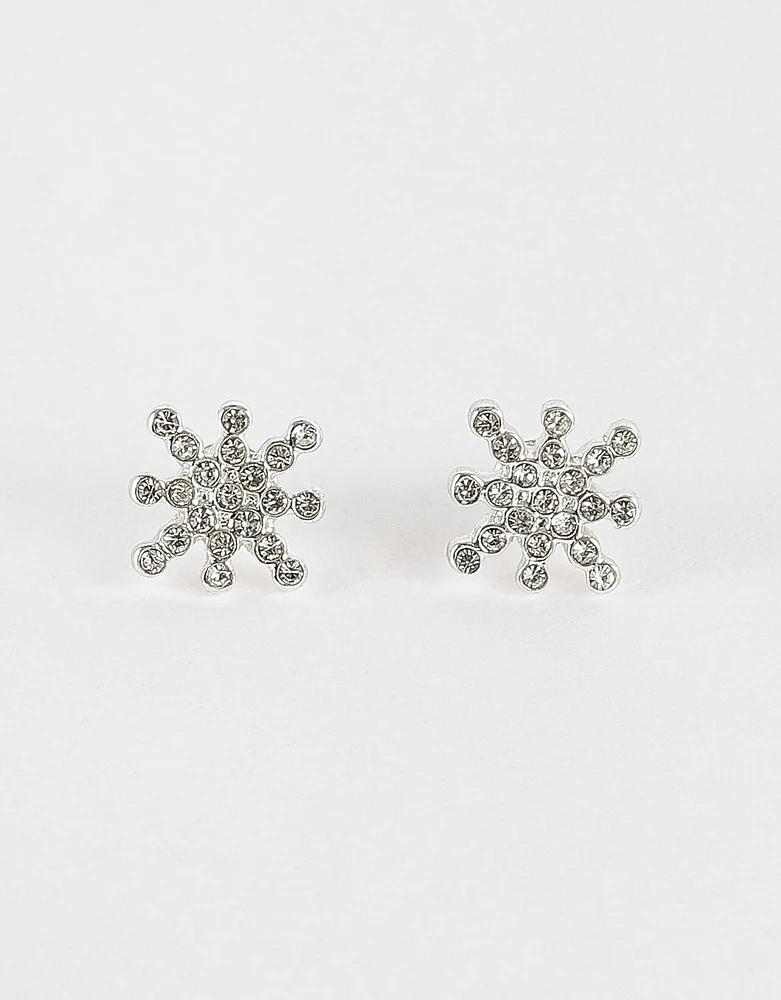 Aretes estrella bañados en plata