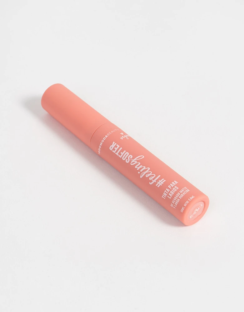 Labial en crema #feeling softer de larga duración y acabado matte