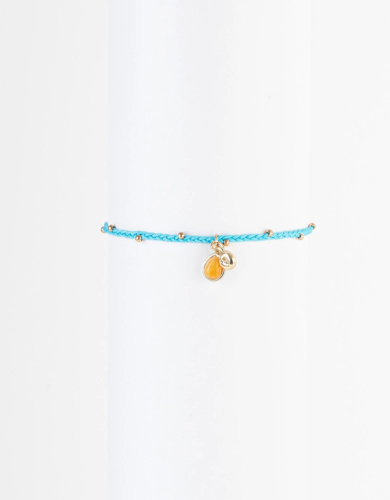 Pulsera con piedra ámbar