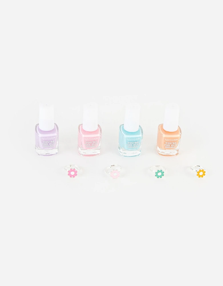 Set de esmaltes con anillitos