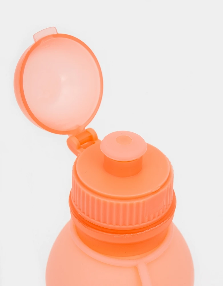 Botella de silicona plegable
