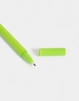 Bolígrafo con flor de silicona