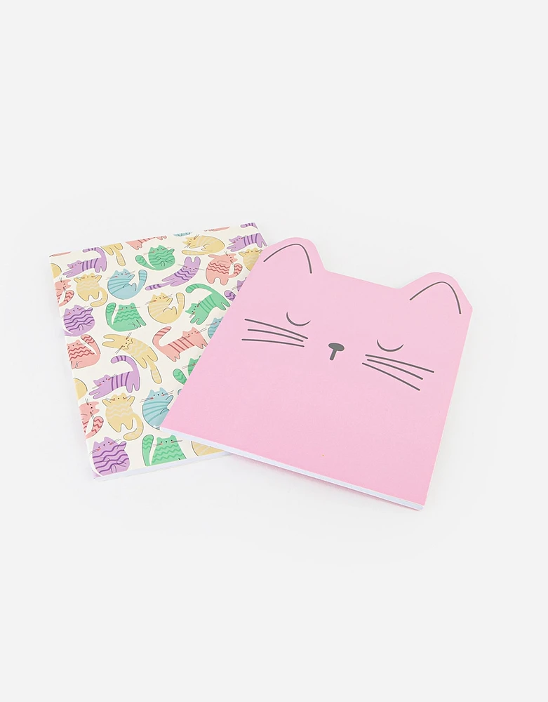 Set de cuadernos infantiles gatito