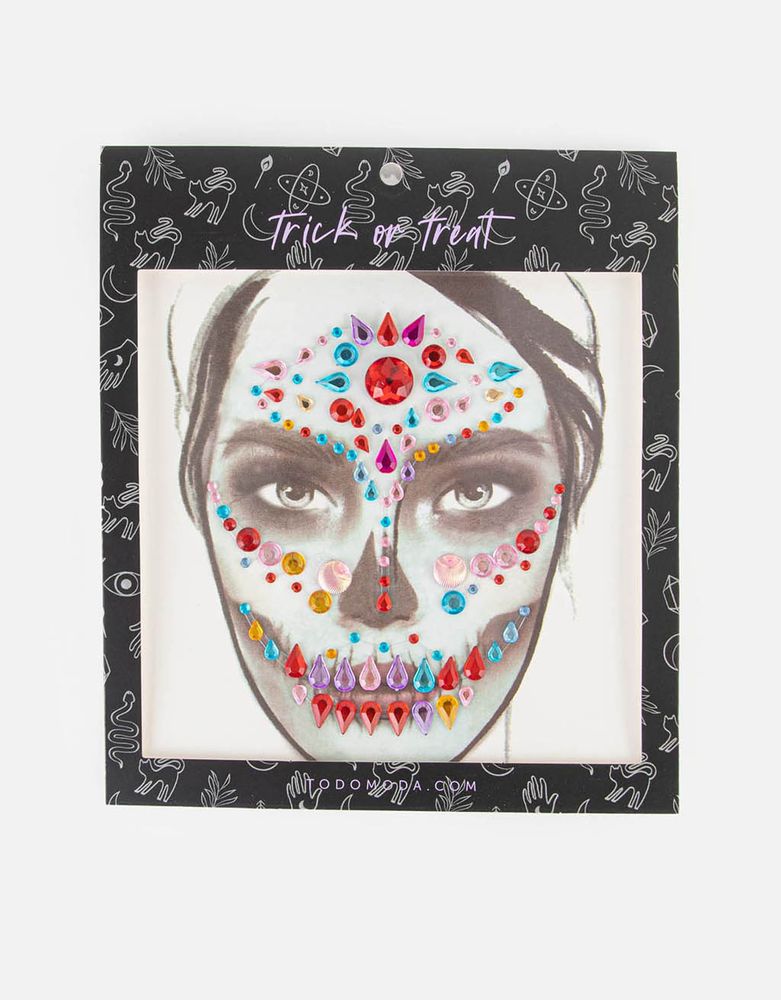 Face gems halloween