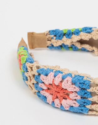 Diadema en crochet