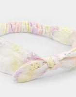 Diadema textil con moño