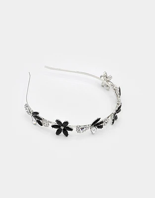 Diadema con flores