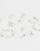 Aretes sets bañado en plata