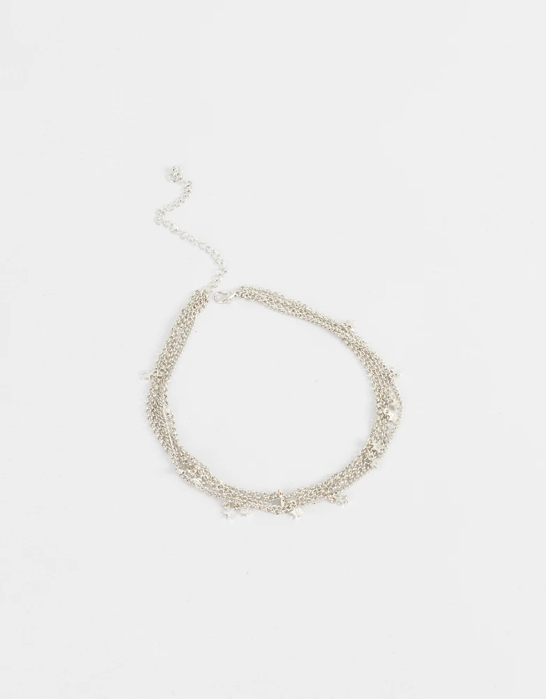 Choker bañado en plata