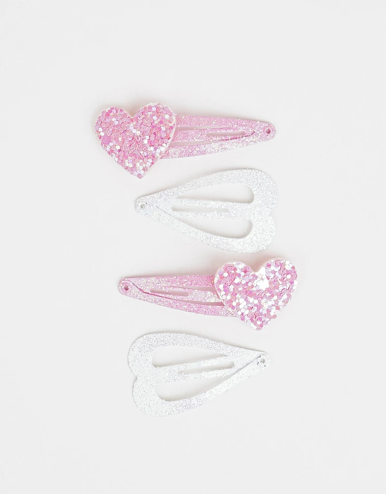 Set de broches de corazón