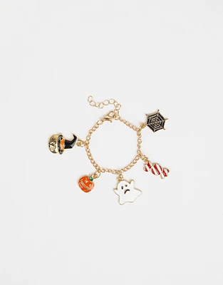 Pulsera con dijes de halloween