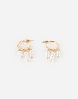 Aretes con perlas