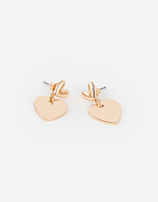 Aretes con corazón