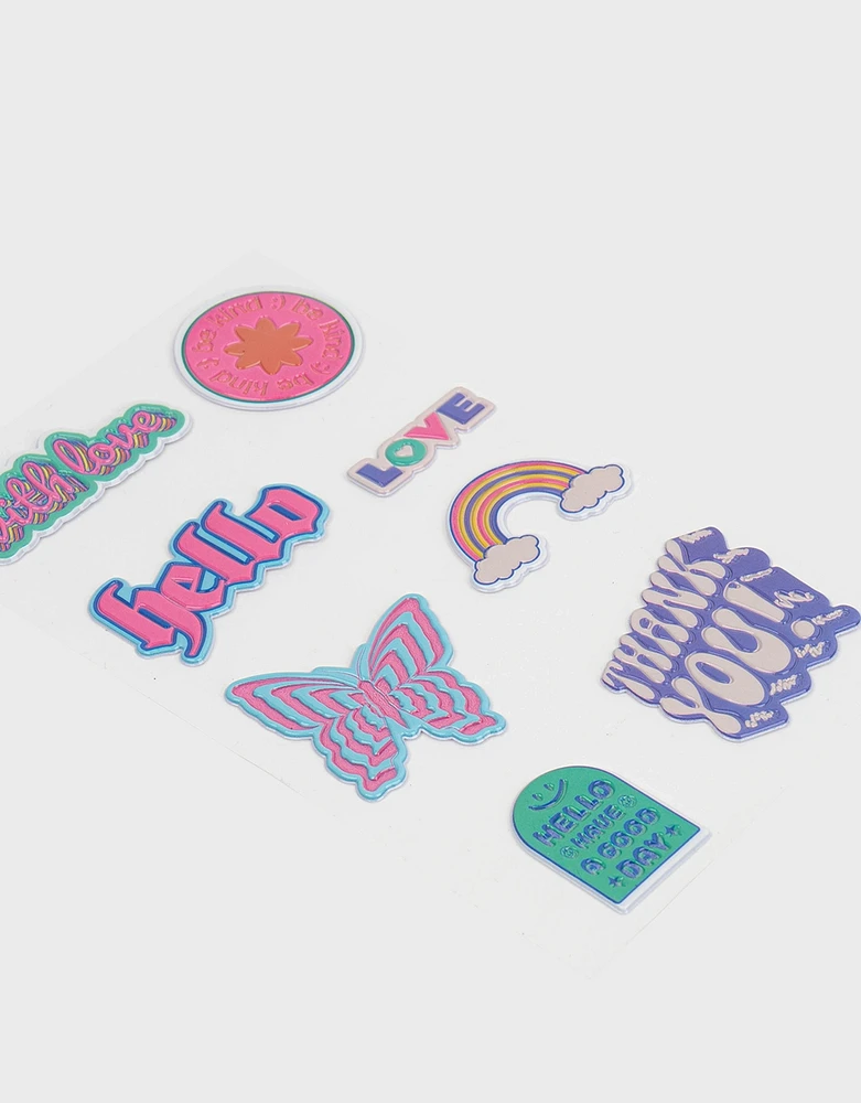 Stickers con relieve