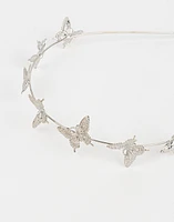 Diadema con mariposas