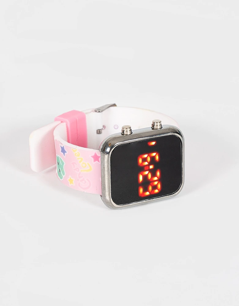 Reloj digital estampado