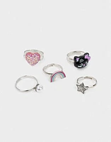 Set de anillos de gatito