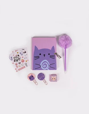 Set de librería de gatito