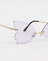 Lentes con forma de mariposa