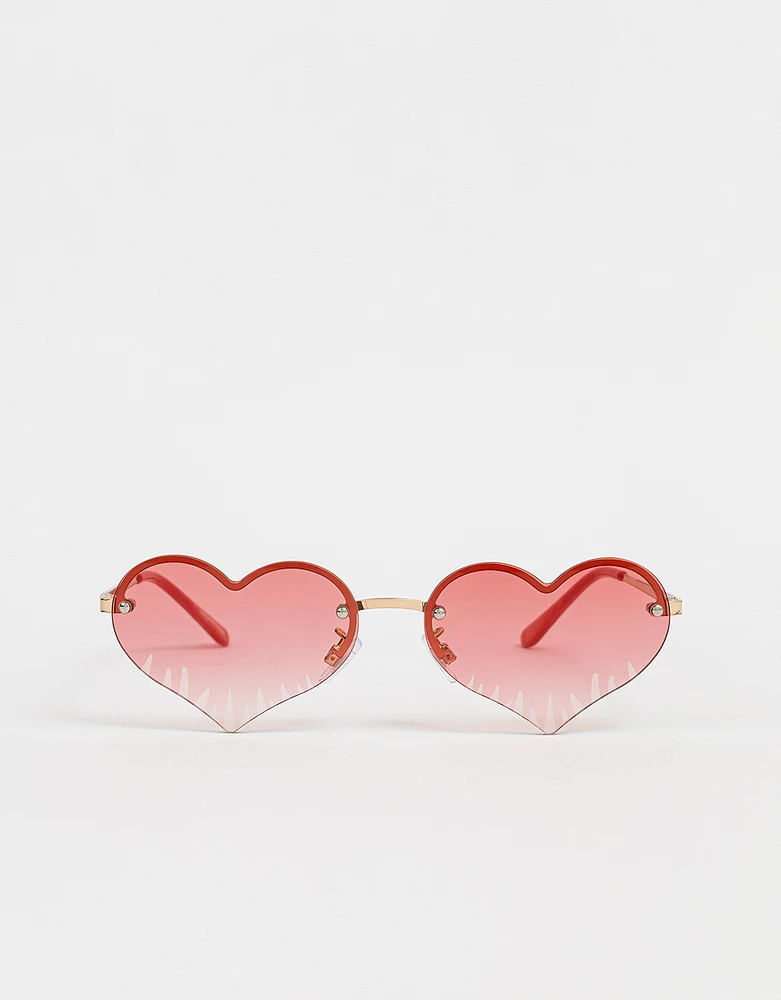 Lentes con forma de corazón