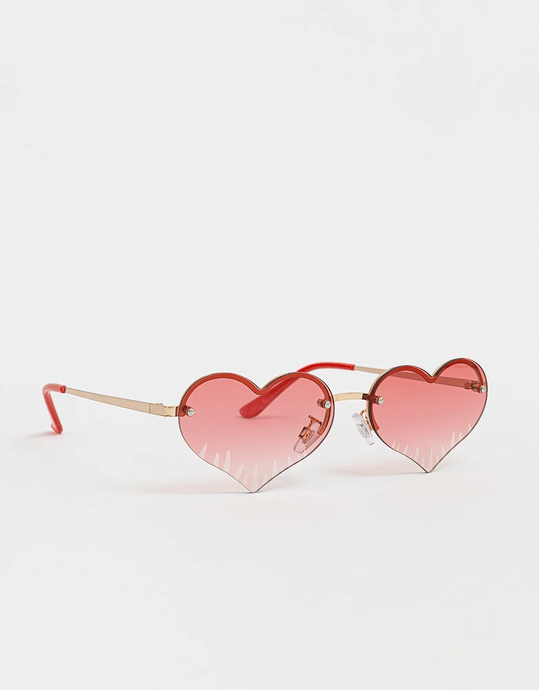 Lentes con forma de corazón