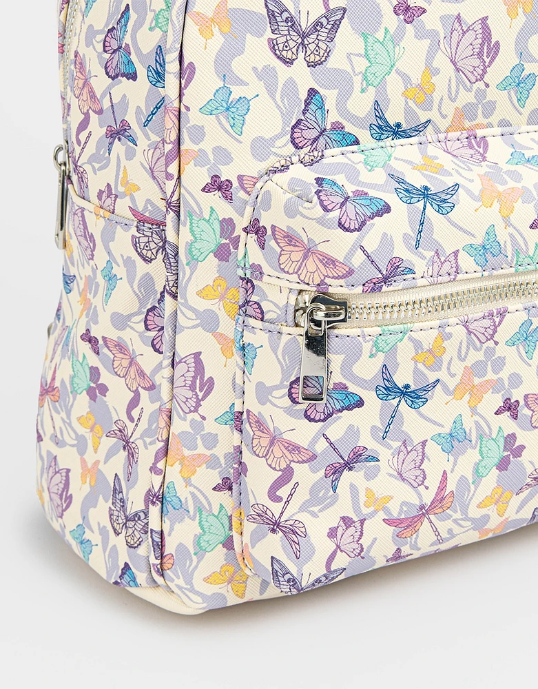 Mochila con mariposas