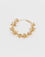 Pulsera con flores