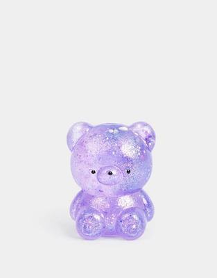 Squishy de osito con glitter